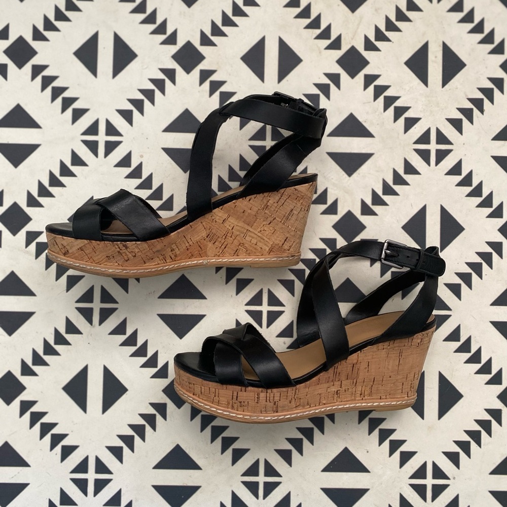 Women’s Leather & Cork Wedges